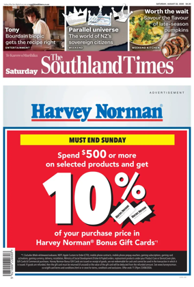 Cover of The Southland Times