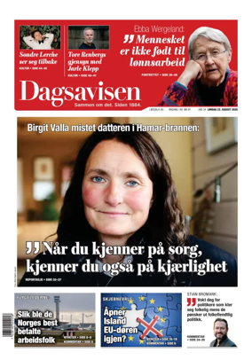 Cover of Dagsavisen