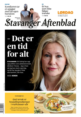 Cover of Stavanger Aftenblad
