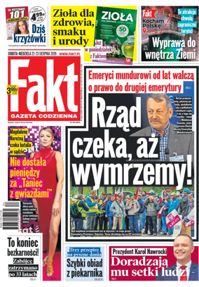 Cover of Fakt Gazeta Codzienna (Saturday)