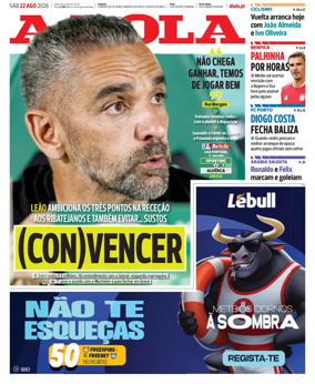Cover of A BOLA (Portuguese)