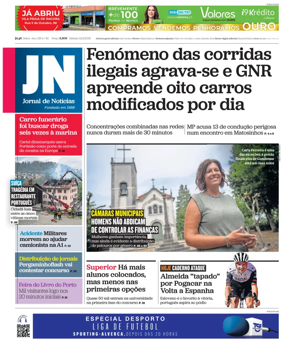 Cover of Jornal de Noticias