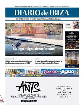 Cover of Diario de Ibiza
