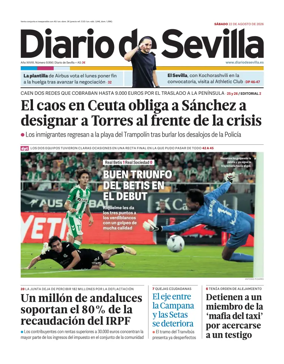 Cover of Diario de Sevilla