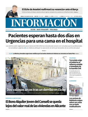 Cover of Diario Informacion (Elche y Vega Baja)