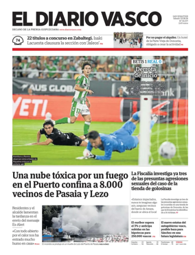 Cover of Diario Vasco (Alto Urola)