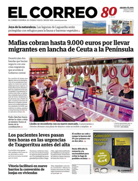 Cover of EL Correo (Alava)