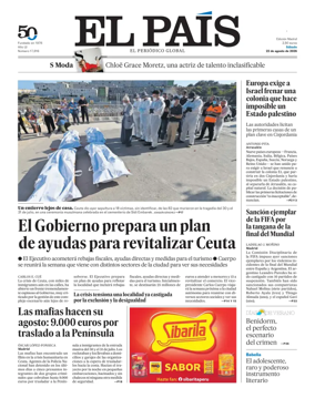 Cover of El Pais Madrid