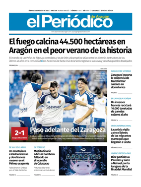 Cover of El Periodico Aragon