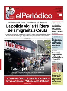 Cover of El Periodico - Catala