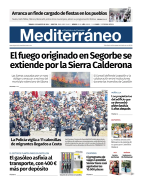 Cover of El Periodico Mediterraneo