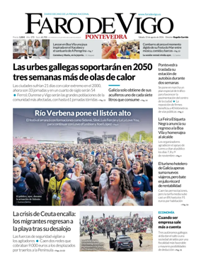 Cover of Faro de Vigo (Pontevedra)