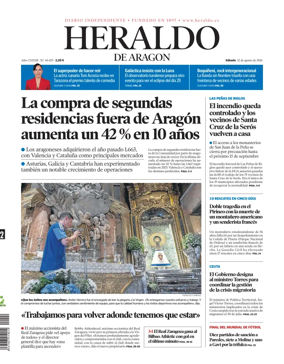 Cover of Heraldo de Aragon