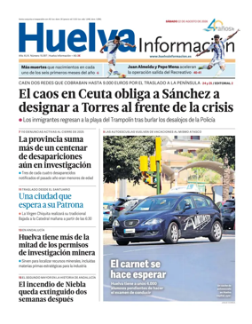 Cover of Huelva Informacion