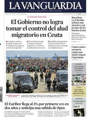 Cover of La Vanguardia (1st Edition)