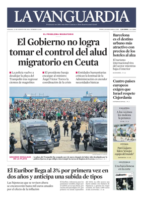 Cover of La Vanguardia