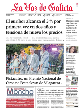 Cover of La Voz de Galicia (Arousa)