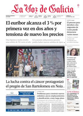 Cover of La Voz de Galicia (Barbanza)