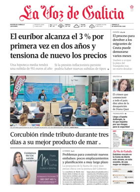 Cover of La Voz de Galicia (Carballo)