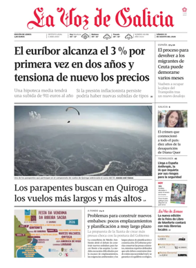 Cover of La Voz de Galicia (Monforte)