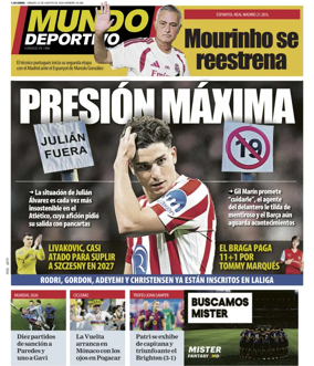 Cover of Mundo Deportivo (At. Madrid)
