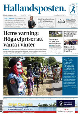 Cover of Hallandsposten