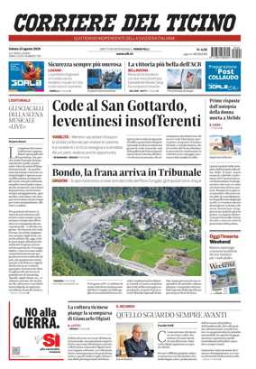 Cover of Corriere del Ticino
