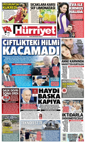Cover of Hurriyet