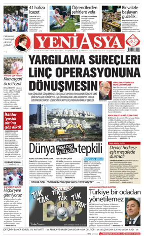 Cover of Yeni Asya