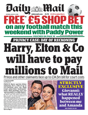 Cover of Daily Mail