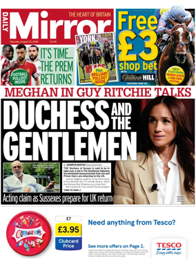 Cover of Daily Mirror