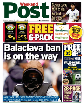 Cover of Nottingham Post