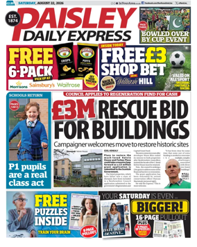 Cover of Paisley Daily Express