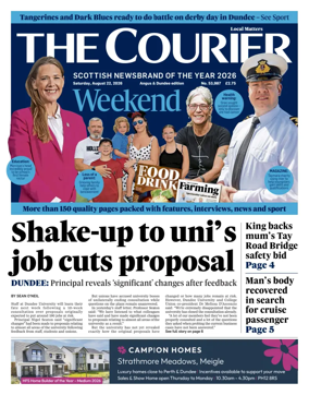 Cover of The Courier & Advertiser (Angus and Dundee)
