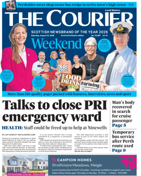 Cover of The Courier & Advertiser (Perth and Perthshire Edition)