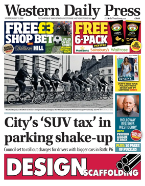 Cover of Western Daily Press (Saturday)