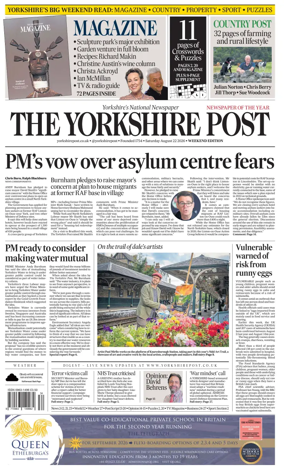 Cover of Yorkshire Post