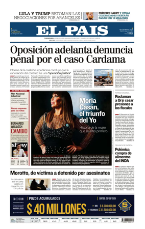 Cover of El Pais (Uruguay)