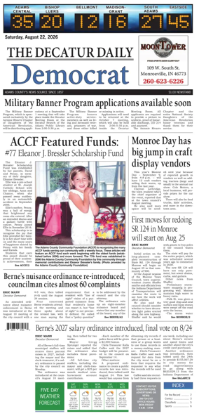 Cover of The Decatur Daily Democrat