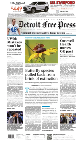 Cover of Detroit Free Press