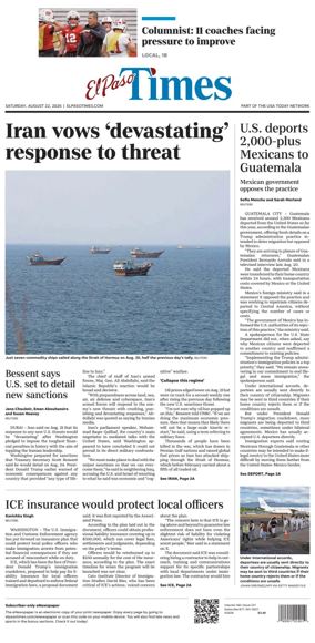 Cover of El Paso Times