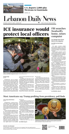 Cover of Lebanon Daily News
