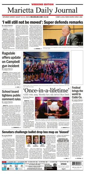 Cover of Marietta Daily Journal