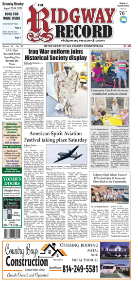Cover of Ridgway Record