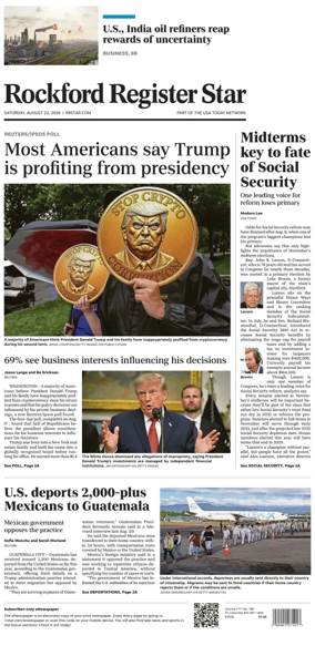 Cover of Rockford Register Star