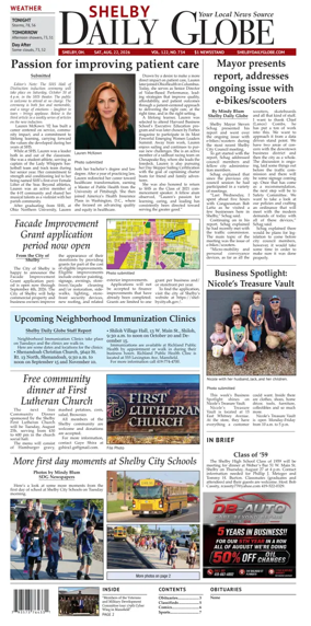Cover of Shelby Daily Globe