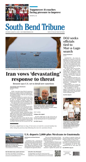 Cover of South Bend Tribune
