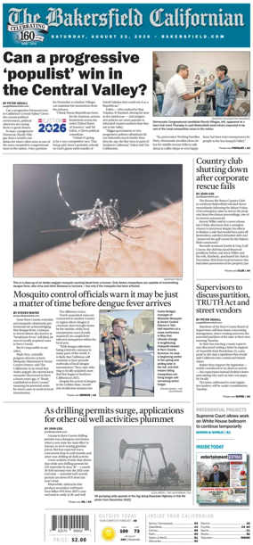 Cover of The Bakersfield Californian