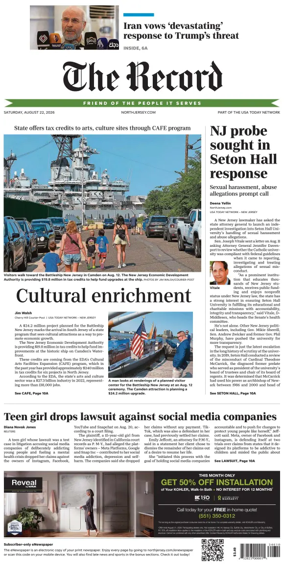 Cover of The Bergen Record