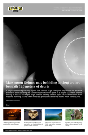 Cover of The Brighter Side of News